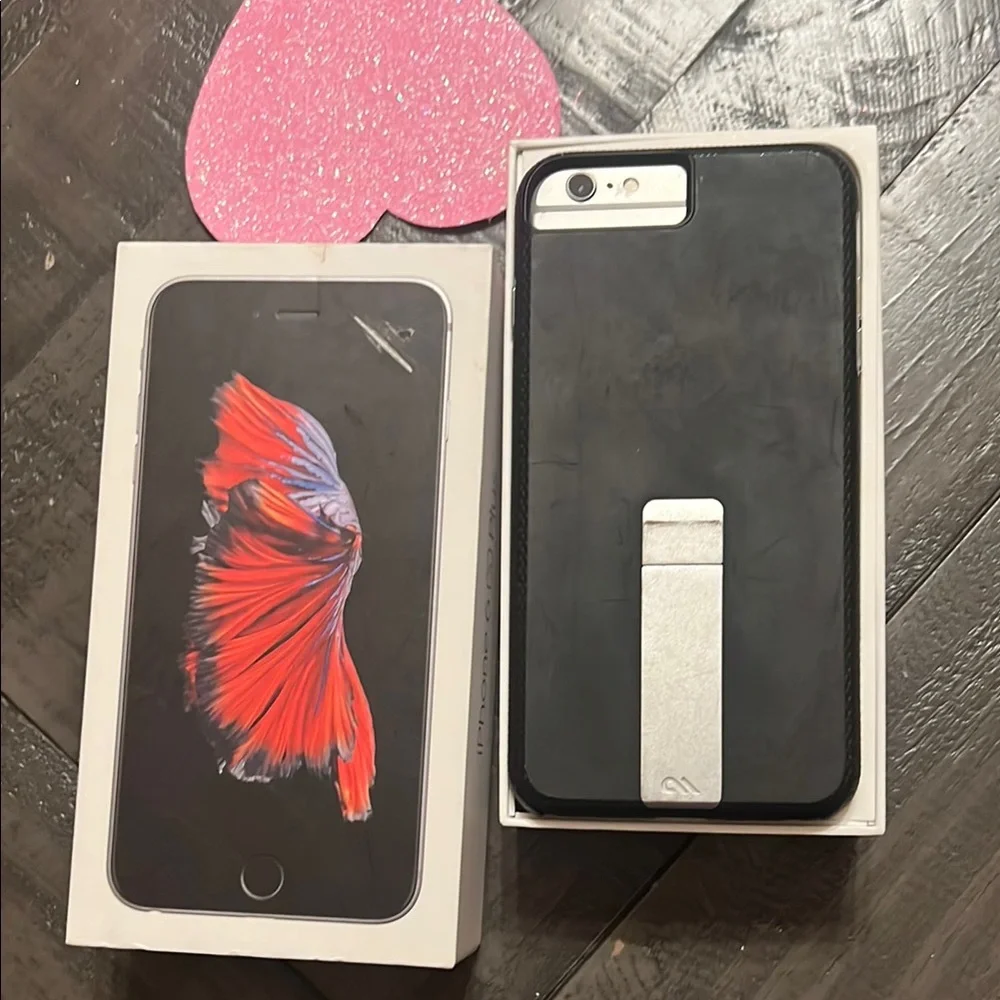 iPhone 6s Plus Space Gray iPhone with vibrant display and large size